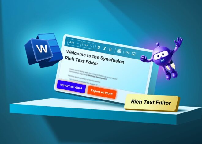 Import and Export Word Documents in .NET MAUI Rich Text Editor with DocIO