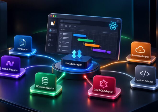 How to Choose the Right DataManager Adaptor for React Gantt Chart Backend Integration