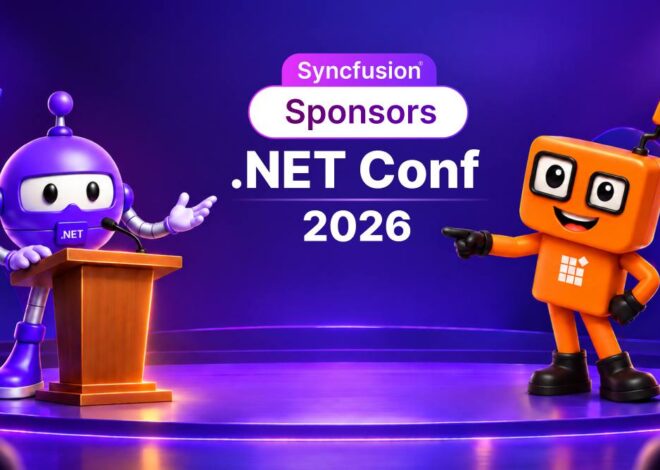 Join Syncfusion at .NET CONF 2026!