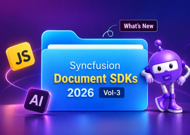 What’s New in Syncfusion Document SDKs 2026 Volume 3: AI Chunking, PDF Security, and Data Extraction